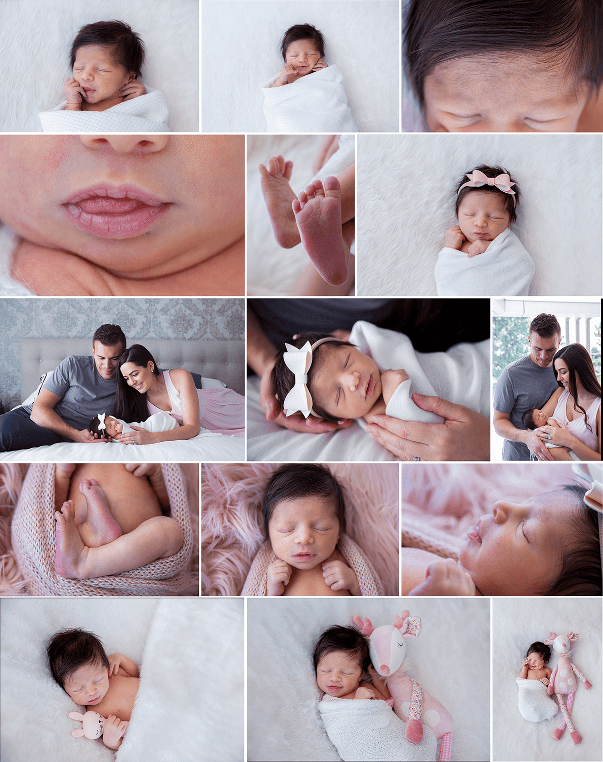Natural Lifestyle Home Newborn Photography Session