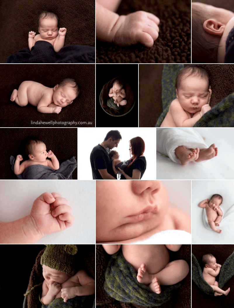 Linda Hewell Newborn Photographer Perth Studio Baby