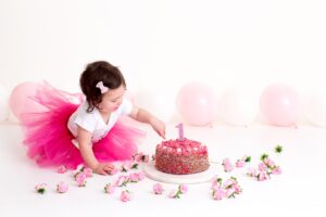 1st birthday cake smash perth baby studio